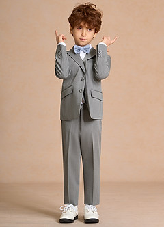 front Oliver Garçons Gris Costume 5 pièces