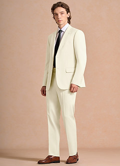 front James Ivory Structured Stretch Suit