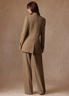 front Rowan Trufa Blazer de alto rendimiento con tejido refinado