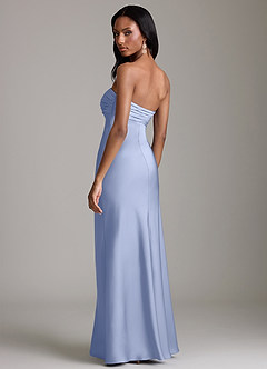 Azazie Saylor Brudtärnklänningar Klä av Sjöjungfru i Stretch Satin Axelbandslös Is image5