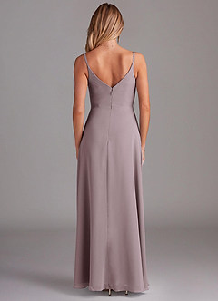 Azazie Daenerys Bridesmaid Dresses Dusk A-Line Cowl Chiffon Dress image2