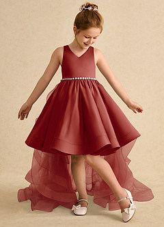 Azazie Julietta Flower Girl Klänningar Klänning Balklänning i Tyll Konvertibel image5