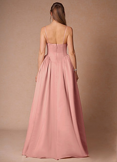 Vestido Rubor Rosa Largo Relana image2