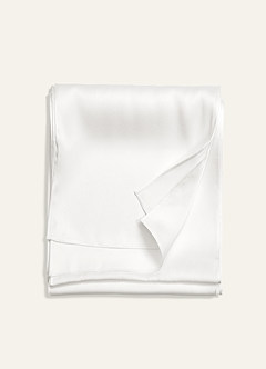 front Azazie Pañuelo de novia de satén elástico extra largo