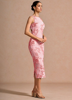 Robe Midi Rose Taylin image5