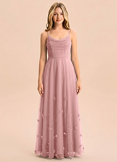 front Azazie Gia Junior Formal Dress