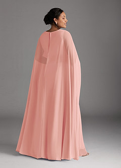 Azazie Isa Mother of the Bride Dresses Rosette A-Line V-Neck Pleated Chiffon Dress image8