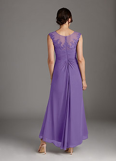 Azazie Endora Mother of the Bride Dresses Tahiti A-Line Scoop Lace Chiffon Dress image4