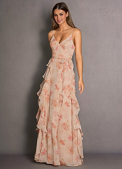 Robe Maxi Pêche Sienne image2
