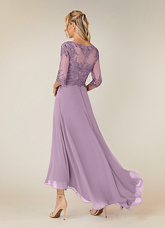 Azazie Monza Mother of the Bride Dresses Wisteria A-Line Lace Chiffon Dress image4