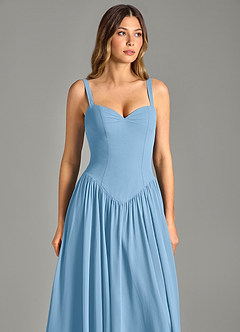 Azazie Evadina Suknie dla druhen Linia A Gorset Szyfon Do ziemi Sukienka image6