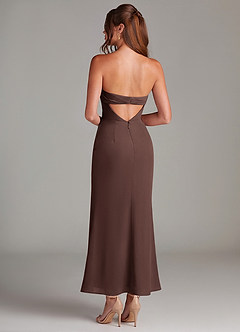 Azazie Leonis Bridesmaid Dresses Ganache Mermaid Strapless Chiffon Convertible Dress image5