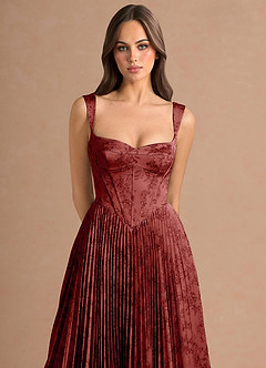Isonelle Orange Red Maxi Dress image4