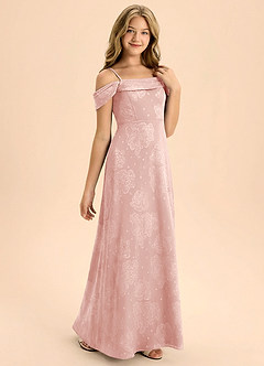 front Azazie Anselie Junior Formal Dress