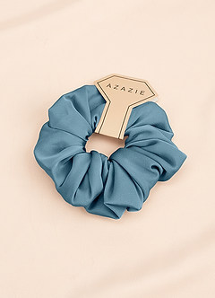 front Matching Color Bridesmaid Stretch Satin Over Size Scrunchies