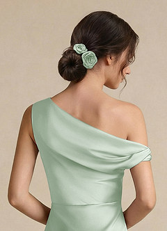 front Set di 2 elastici per capelli Darling Poise con fiore avorio.