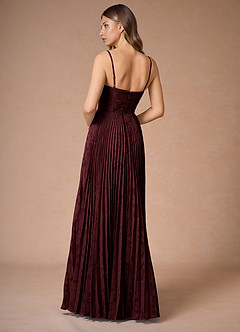 Vestido Vino Largo Akiko image2