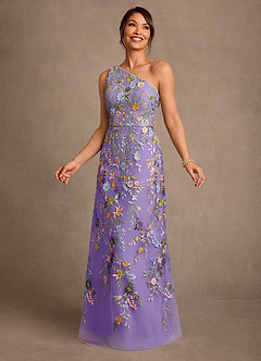 Azazie Bertie Mother of the Bride Dresses Tahiti A-Line Lace Dress image4