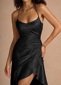 Vestido Floral Negro Largo Geneviève image6
