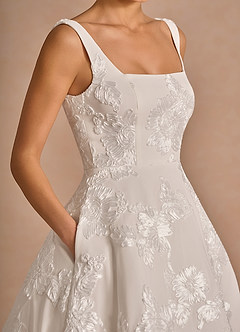 Brynn Mini Klänning Molnvitt image7