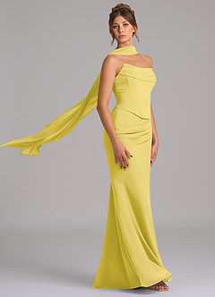 Azazie Sorrel Suknie dla druhen Syrena Gorset Szyfon Do ziemi Sukienka image3