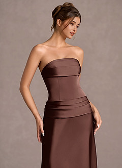 Vestido Moca Coco Largo Faelina image6