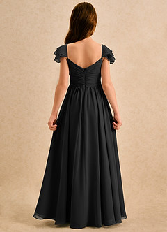 Azazie Meimei Girls Formal Flower Girl Klänningar Klä A-Line i Chiffong Plisserad image2