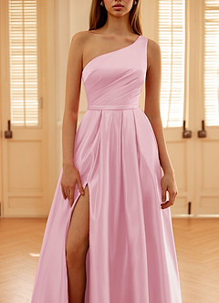 Millie Rosa Abito da ballo in raso a trapezio image4