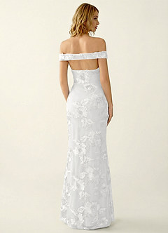 Lowlala White Lace Prom Dress image2