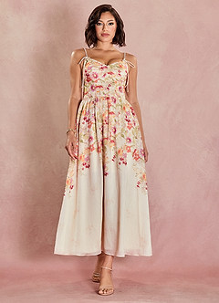 Vestido Floral Antiguo Largo Esme image4