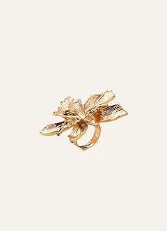 front Statement Flower Ring