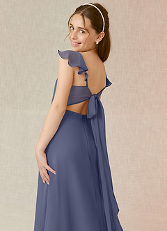 Azazie Everett Junior Stormy A-Line Chiffon Dress image7