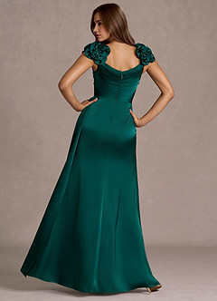 Robe Longue Vert Chasseur Renata image2