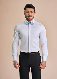 front Richard White Tuxedo Shirt