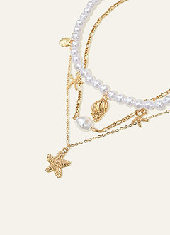 front Halsband med sjöstjärnor i lager