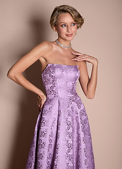 Alisa Vintage Lilac Maxi Dress image5