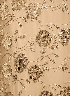 Azazie Tabby Suknie dla Matki Panny Młodej Osłona Pofałdowany Cekiny Długość podłogi Sukienka image6