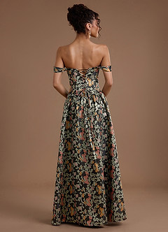 Maxi jurk Adele Middernachttuin image2