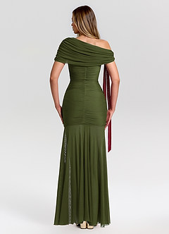 Valeraine Olive Maxi Dress image3