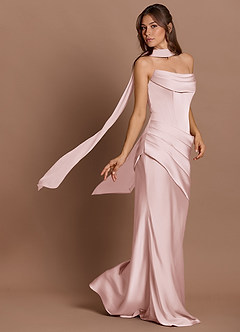 Pelagia Powder Pink Maxi Dress image4