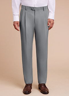 front Owen Gris Pantalones de vestir ligeros y a medida