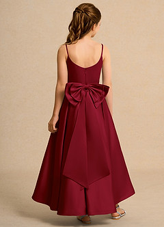 Azazie Sweets Girl Flower Girl Klänningar Klä A-Line i Matt satäng Plisserad image2