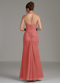 Azazie Destiny Brautjungfernkleider Meerjungfrau-Linie Herzausschnitt Chiffon Kleid Antike Rose image6