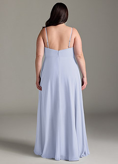 Azazie Akita Bridesmaid Dresses Lavender A-Line Chiffon Dress image2