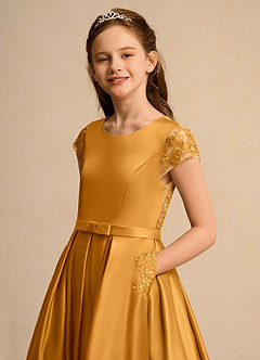 Azazie Bunny Junior Formal Flower Girl Klänningar Klä Balklänning i Spets image4