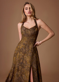Robe Longue Mocha Paisley Carrie image4