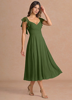 Leilani Olive Midi Dress image4