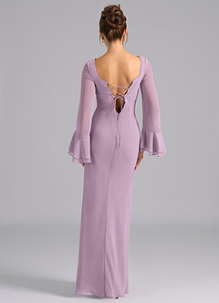 Azazie Leone Bridesmaid Dresses Wisteria Mermaid Corset Chiffon Dress image6