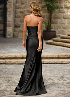 Moondust Black Corset Prom Dress image2