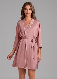Satin Piped Robe